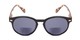 Front of The Drama Bifocal Reading Sunglasses in Black/Tortoise with Smoke