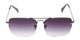 Front of The Duke Reading Sunglasses in Gunmetal with Smoke