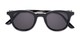 Folded of The Easterday Reading Sunglasses in Black/Grey with Smoke