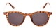 Front of The Easterday Reading Sunglasses in Light Tortoise/Gold with Smoke