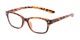 Angle of The Easton Hanging Reader in Tortoise, Women's and Men's Retro Square Reading Glasses