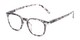 Angle of The Eggers Bifocal in Black Tortoise, Women's and Men's Retro Square Reading Glasses