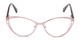 Front of The Electra in Pink/Pink Tortoise