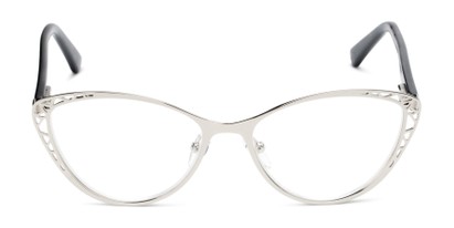 Front of The Electra in Silver/Black Tortoise