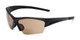 Angle of The Elijah Bifocal Reading Sunglasses in Black with Amber, Men's Sport & Wrap-Around Reading Sunglasses