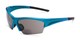 Angle of The Elijah Bifocal Reading Sunglasses in Blue with Smoke, Men's Sport & Wrap-Around Reading Sunglasses