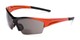 Angle of The Elijah Bifocal Reading Sunglasses in Orange with Smoke, Men's Sport & Wrap-Around Reading Sunglasses