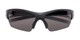 Folded of The Elijah Bifocal Reading Sunglasses in Black with Smoke