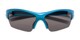 Folded of The Elijah Bifocal Reading Sunglasses in Blue with Smoke
