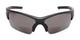 Front of The Elijah Bifocal Reading Sunglasses in Black with Smoke