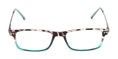 Front of The Emerald in Tortoise and Teal Fade