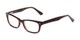 Angle of Emerson by felix + iris in Chocolate Brown Leopard, Women's Retro Square Reading Glasses