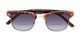 Folded of The Everglade Bifocal Reading Sunglasses in Tortoise with Smoke