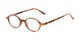 Angle of The Finch in Light Tortoise, Women's and Men's Oval Reading Glasses