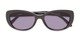 Folded of The Firefly Reading Sunglasses in Black with Smoke