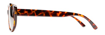 Side of The Firefly Reading Sunglasses in Brown Tortoise with Smoke