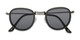 Folded of The Foley Reading Sunglasses in Grey with Smoke