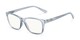 Angle of The Francis Computer Reader in Grey, Women's and Men's Retro Square Reading Glasses