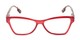 Front of The Fringe in Red/Tortoise