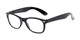 Angle of The Gatsby in Black, Women's and Men's Retro Square Reading Glasses