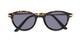 Folded of The Geller Reading Sunglasses in Tortoise/Gold with Smoke