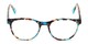 Front of The Getty Signature Reader in Blue/Brown Tortoise
