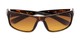 Folded of The Gordon High Density Bifocal Driving Reader in Tortoise with Amber
