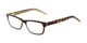 Angle of The Grand Customizable Reader in Tortoise/Lime Green, Women's and Men's Retro Square Reading Glasses