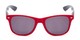 Front of The Guthrie Reading Sunglasses in Red/Black with Smoke