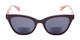 Front of The Hale Bifocal Reading Sunglasses in Purple/Pink Tortoise with Smoke