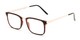 Angle of The Hank in Matte Tortoise, Women's and Men's Rectangle Reading Glasses