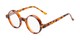 Angle of The Harry in Tortoise, Women's and Men's Round Reading Glasses