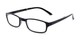 Angle of The Hawk Folding Reader in Black, Women's and Men's Rectangle Reading Glasses
