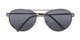 Folded of The Hendrix Bifocal Reading Sunglasses in Grey with Smoke