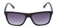 Front of The Henry Bifocal Reading Sunglasses in Black with Smoke
