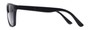 Side of The Henry Bifocal Reading Sunglasses in Black with Smoke