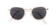 Folded of The Hitch Bifocal Reading Sunglasses in Clear/Gold with Smoke