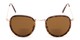 Front of The Hitch Bifocal Reading Sunglasses in Tortoise/Gold with Amber