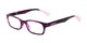 Angle of The Hope in Pink Tortoise, Women's Rectangle Reading Glasses