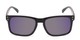 Front of The Ingle Reading Sunglasses in Black with Blue/Grey Mirror