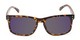 Front of The Ingle Reading Sunglasses in Tortoise with Blue/Grey Mirror