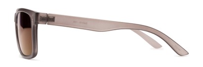 Side of The Ingle Reading Sunglasses in Grey with Blue/Grey Mirror