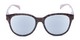 Front of The Isla Reading Sunglasses in Tortoise/Purple with Smoke