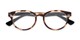 Folded of The Ivy League Bifocal in Brown Tortoise/Black
