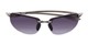 Folded of The Jack Bifocal Reading Sunglasses in Clear Grey with Smoke
