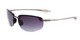 Angle of The Jack Bifocal Reading Sunglasses in Clear Grey with Smoke, Women's and Men's Sport & Wrap-Around Reading Sunglasses