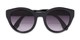 Folded of The January Bifocal Reading Sunglasses in Black with Smoke
