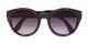 Folded of The January Bifocal Reading Sunglasses in Red Tortoise with Smoke