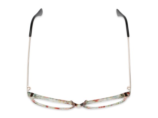 Overhead of The Jillian in Clear/Floral