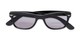 Folded of The Joliet Bifocal Reading Sunglasses in Black with Smoke